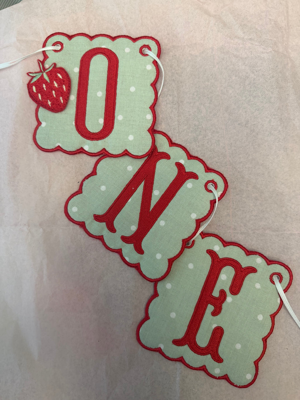 'One' Birthday Banner