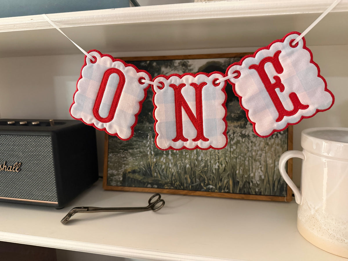 'One' Birthday Banner