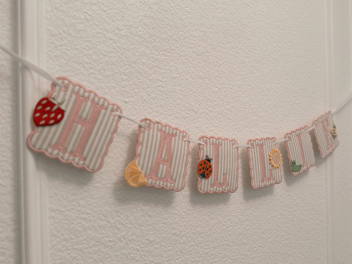 Personalized Embroidered Banner